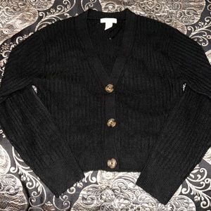 H&M Ribbed Knit Cardigan